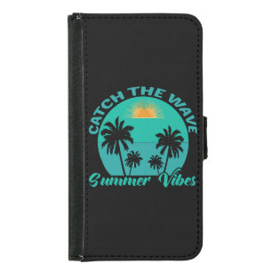 Catch the Wave Summer Vibes Samsung Galaxy S5 Wallet Case