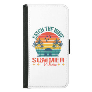 Catch the Wave Summer Vibes Samsung Galaxy S5 Wallet Case