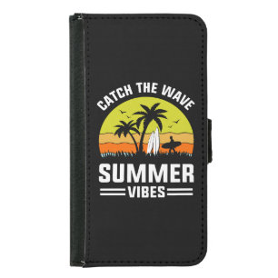 Catch the Wave Summer Vibes Samsung Galaxy S5 Wallet Case