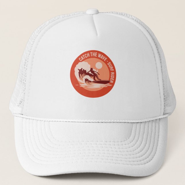 Catch the Wave Trucker Hat (Front)