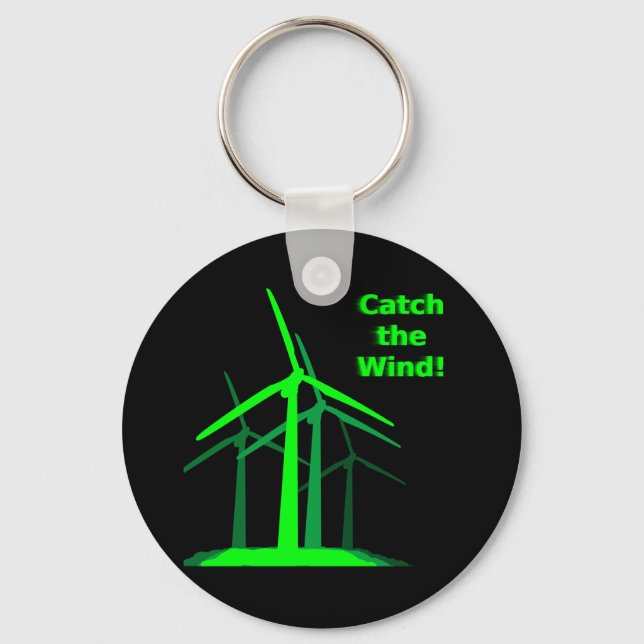 Catch The Wind! Keychain (Front)