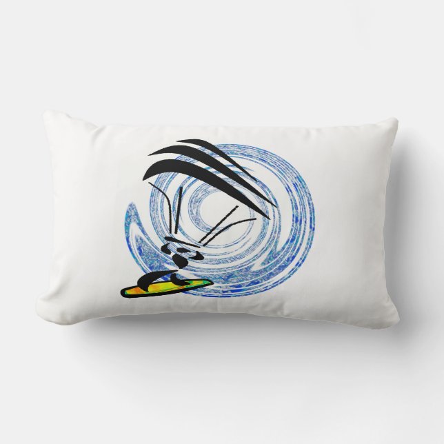 CATCH THE WIND LUMBAR PILLOW (Front)
