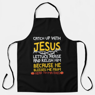 Catch Up with Jesus Apron