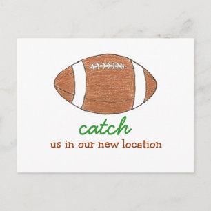 "Catch us in our new location" change of address Announcement Postcard