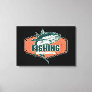 Catch With The Best Fishing Canvas Print
