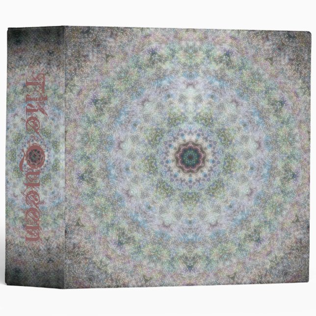 Catch Your Breath Mandala Binder (Front/Spine)