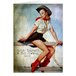 Catch Yourself a Hot Cowboy, Girl Cards