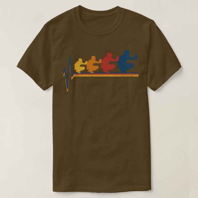 Catcher Baseball Player T-Shirt (Design Front)