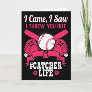 Catcher Life Softll Team Sport Player Infielder Ck Card
