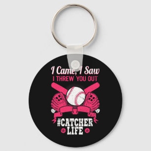 Catcher Life Softll Team Sport Player Infielder Ck Keychain