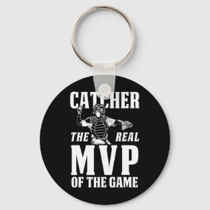 Catcher The Real Mvp Of The Game Gift Keychain