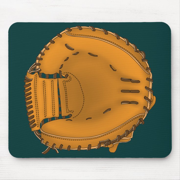 catcher's mitt mouse pad Zazzle