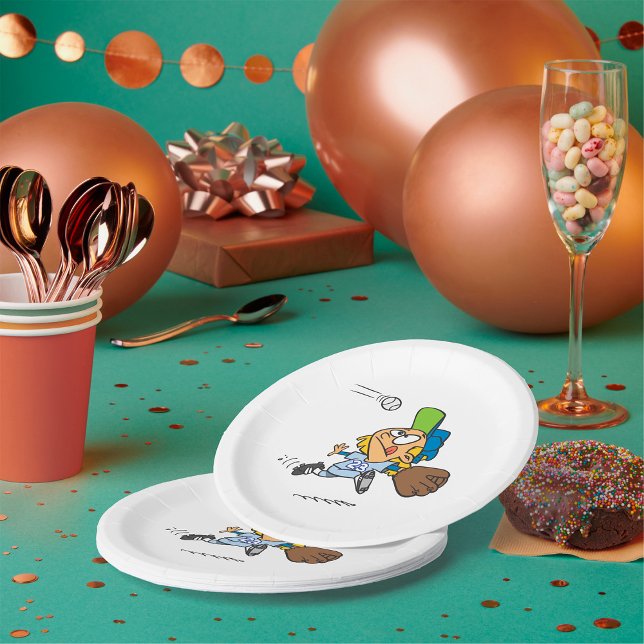 Catching A Baseball Paper Plates (Creator Uploaded)