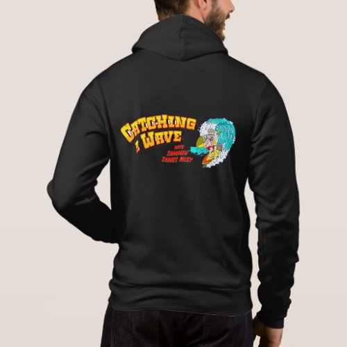 Catching A Wave zip hoodie