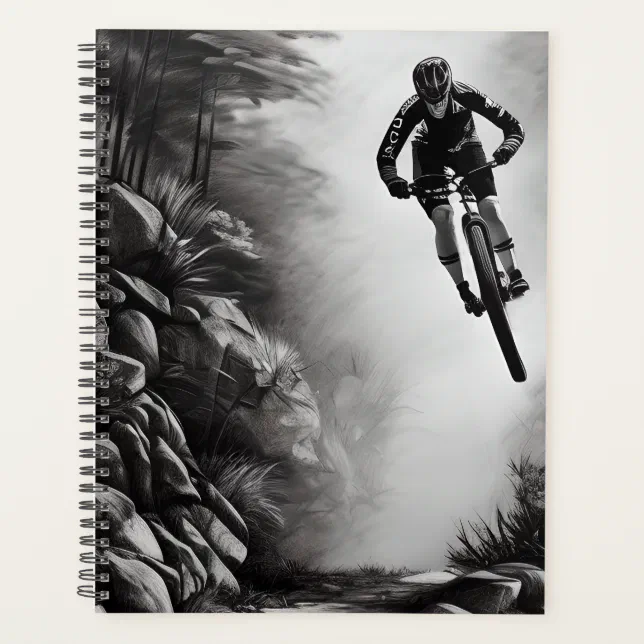 Man riding a mountain bike black and white vector hand drawn sketch  25698498 Vector Art at Vecteezy