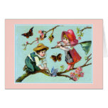 Catching Butterflies - Victorian Children