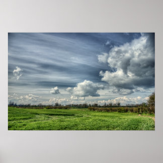 Catching Clouds (color HDR) Poster