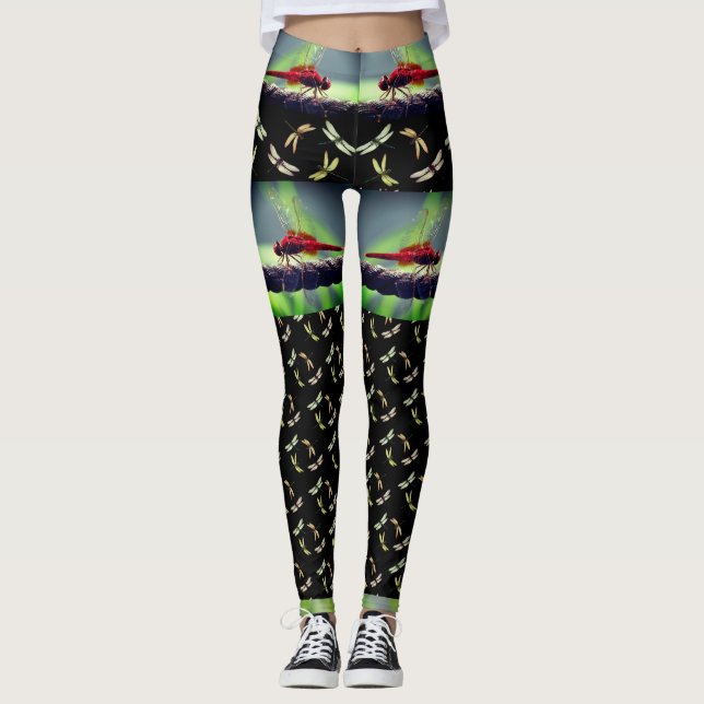 Catching Dragonflies - Artful Leggings (Front)