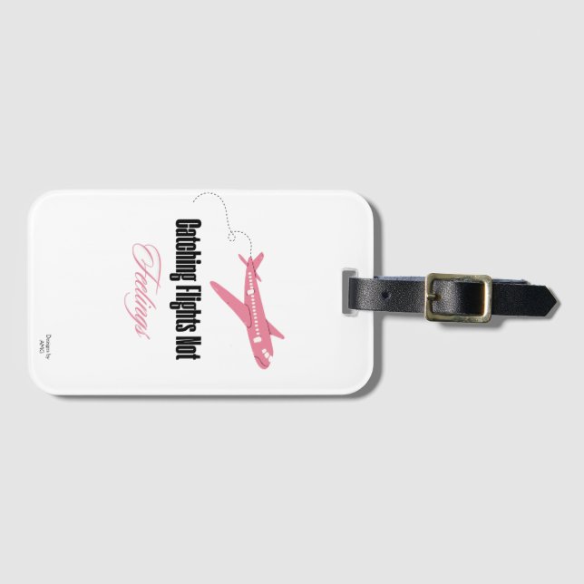 Catching Flights Luggage Tag (Front Horizontal)