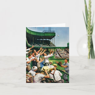 Catching Home Run Ball Card
