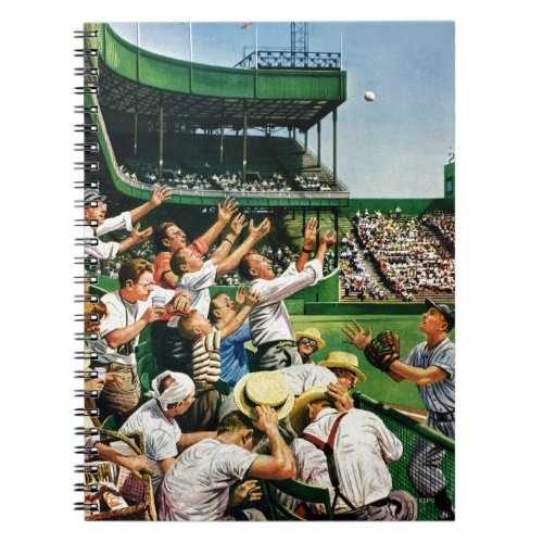 Catching Home Run Ball Notebook