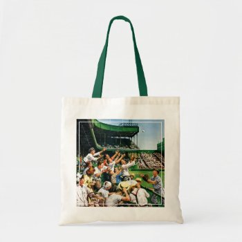 Catching Home Run Ball Tote Bag by PostSports at Zazzle