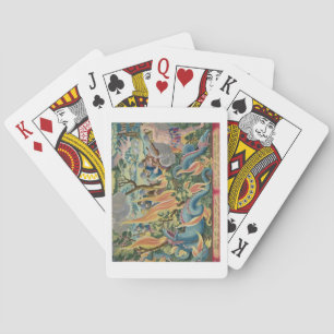 Catching Serpents in India Using Clubs and Torches Poker Cards