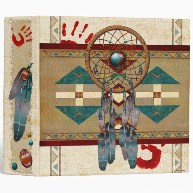 Catching Spirit Native American Binder (Front/Spine)