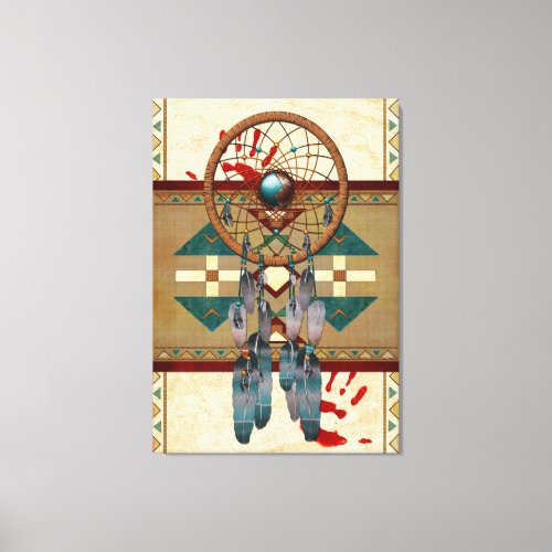 Catching Spirit Native American Canvas Print