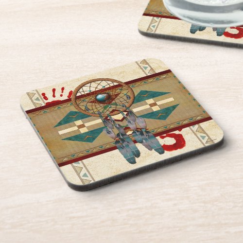 Catching Spirit Native American Drink Coaster