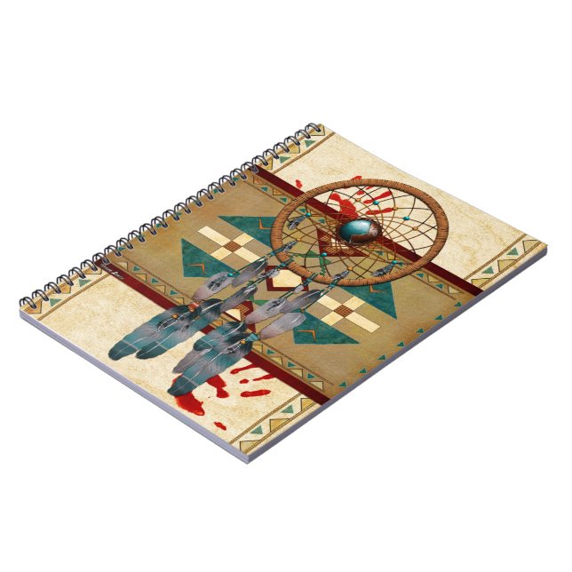 Catching Spirit Native American Notebook (Left Side)