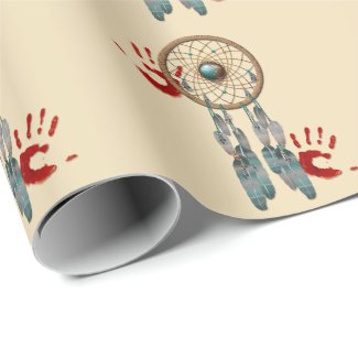 Catching Spirit Native American Wrapping Paper