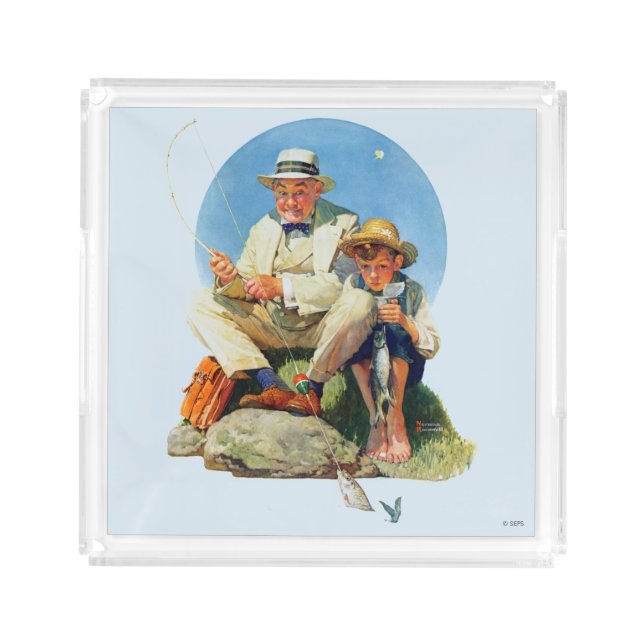 Catching the Big One Acrylic Tray (Front)