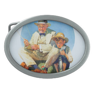 Catching the Big One Belt Buckle