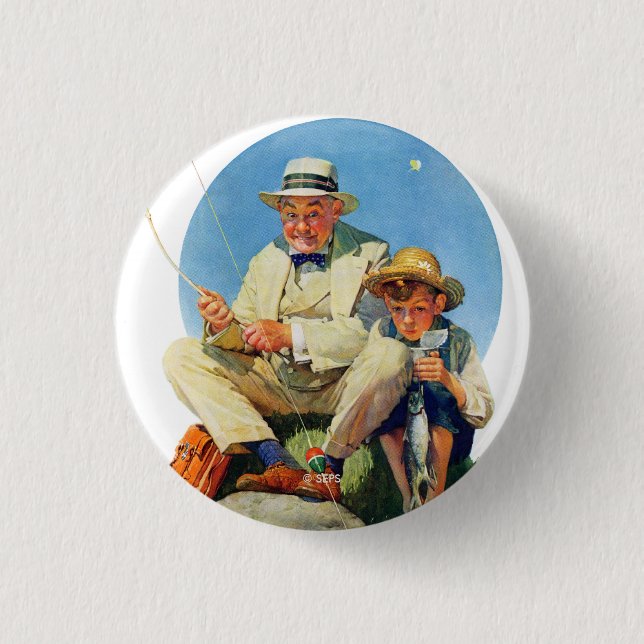 Catching the Big One Button (Front)