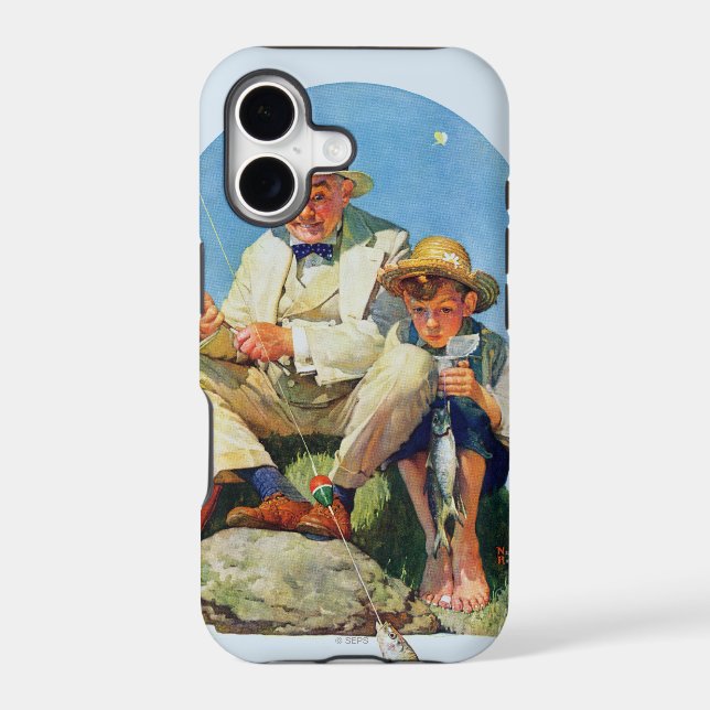 Catching the Big One Iphone Case (Back)