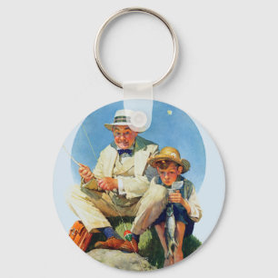 Catching the Big One Keychain