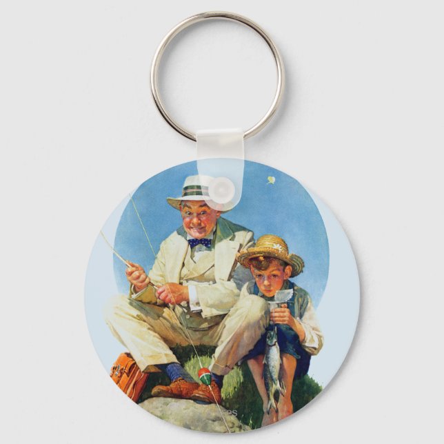 Catching the Big One Keychain (Front)