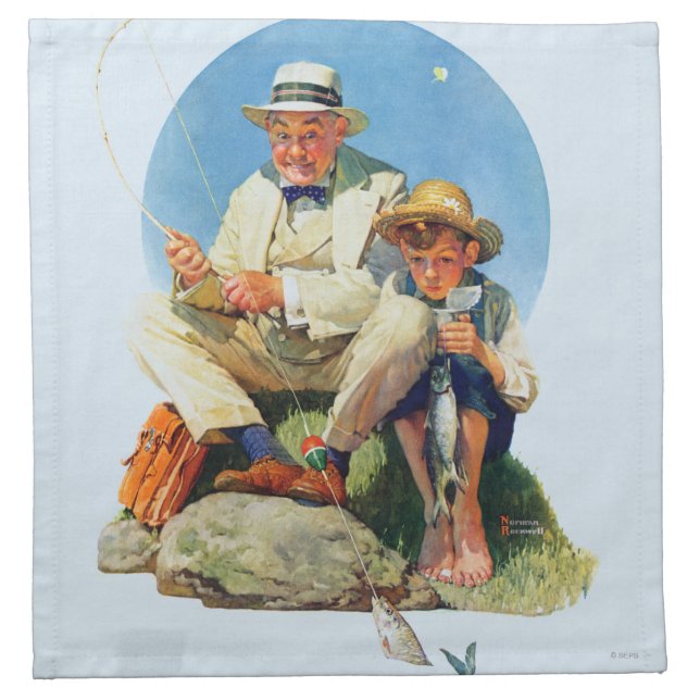 Catching the Big One Napkin (Front)