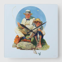 Catching The Big One by Norman Rockwell