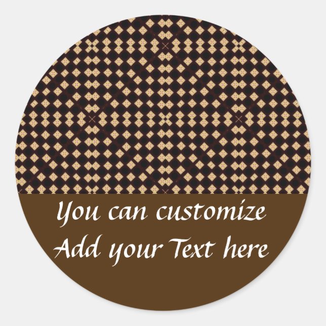 CatchUp_ Classic Round Sticker (Front)