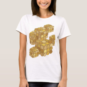 Catchy Gray ABSTRACT ART Graphic Design T-Shirt