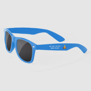 Catchy Text and Duckling Sunglasses for Kids