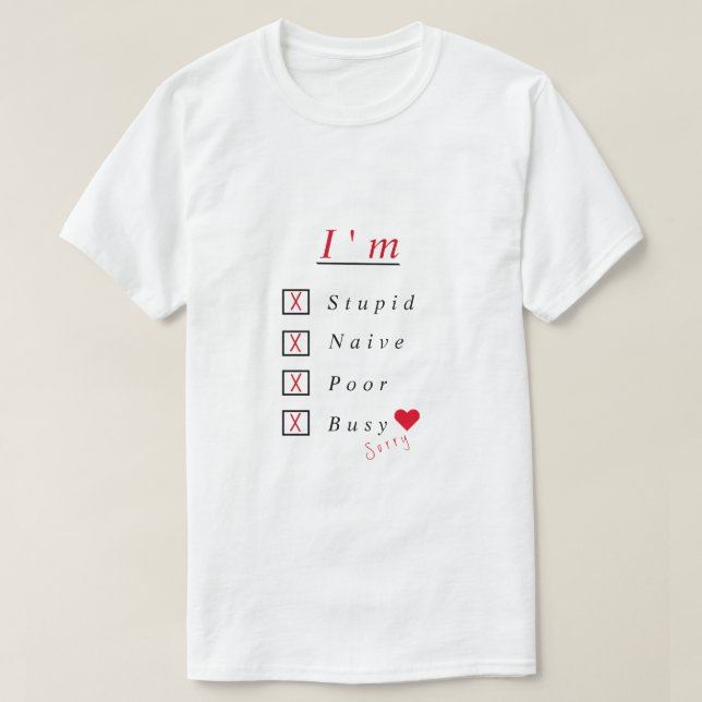 Catchy Text Men's T-Shirt (Design Front)