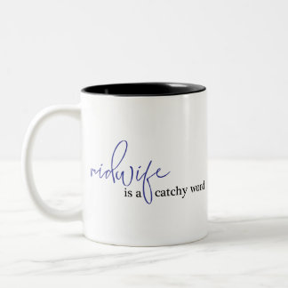 Catchy WOrd Two-Tone Coffee Mug