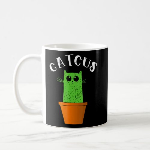 Catcus Cat And Cactus  Coffee Mug