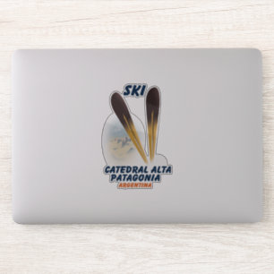 Catedral Alta Patagonia, Argentina ski poster Sticker