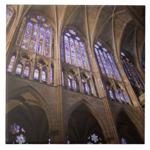 Catedral de Leon, interior stained glass windows Ceramic Tile