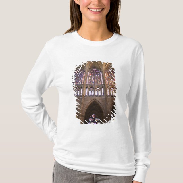 Catedral de Leon, interior stained glass windows T-Shirt (Front)