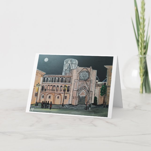 Catedral de Santa María Painting by Alfred Fox Card (Front)